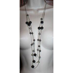 Express Long Four Strand Statement Necklace Vintage Y2K Deadstock